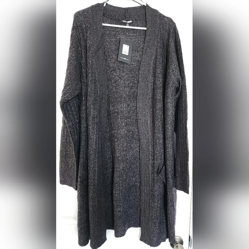 💥2X Ribbed Cardigan - Picture 4 of 5